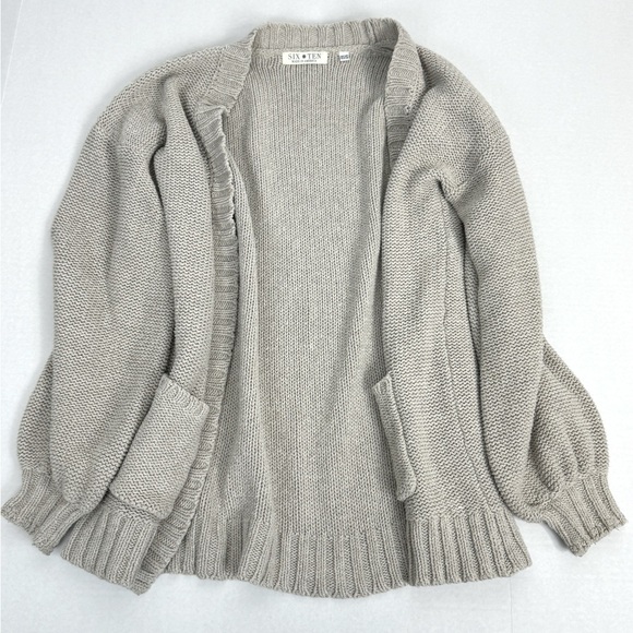 Six Ten Knit Open Sweater - Picture 10 of 14